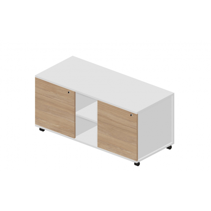 Тумба мобильная сервисная без ручек Л/П UMU1253BG