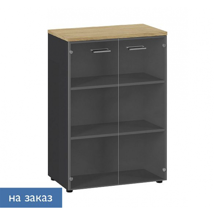 FLEX Шкаф средний со стеклом