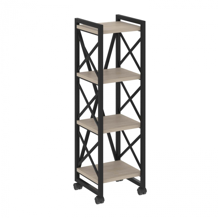 Стеллаж на колесных опорах - 4 полки VR.L-MST.K-4.4