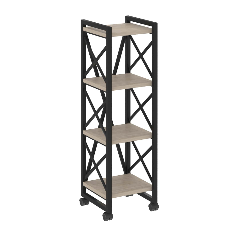 Стеллаж на колесных опорах - 4 полки VR.L-MST.K-4.4