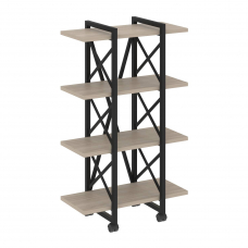 Стеллаж на колесных опорах - 4 полки VR.L-MST.K-4.4V