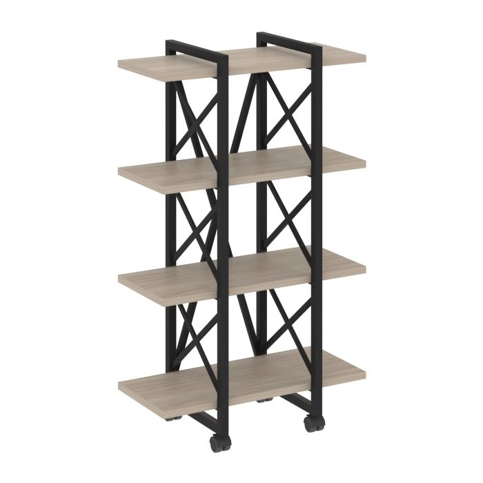 Стеллаж на колесных опорах - 4 полки VR.L-MST.K-4.4V