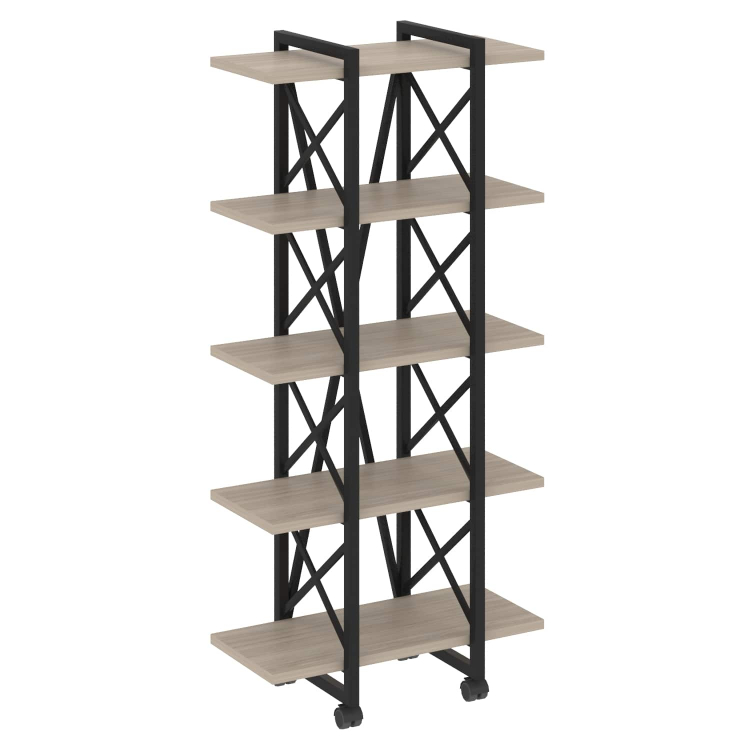Стеллаж на колесных опорах - 5 полок VR.L-MST.K-5.4V