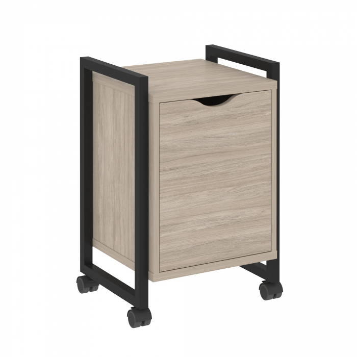 Тумба на колесных опорах с распашным фасадом VR.L-T2.K