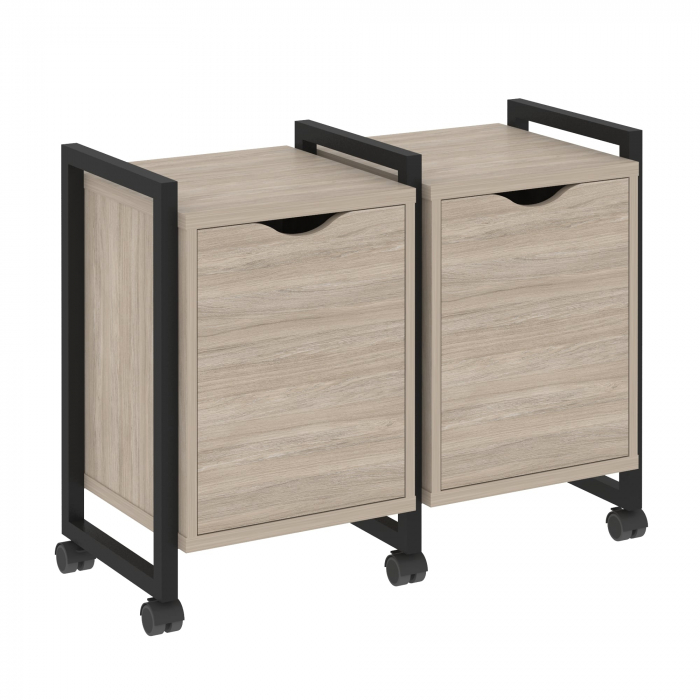 Тумба на колесных опорах наборная VR.L-TN-2.K