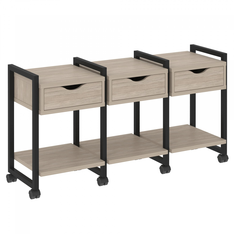 Тумба на колесных опорах наборная VR.L-TN-4.K