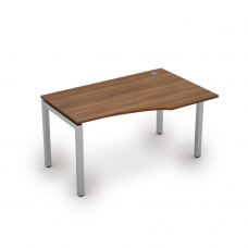 Стол эргономичный на металлокаркасе, 50х50 сечение, парящий эффект столешницы, правый 6М.523