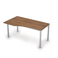 Стол на металлокаркасе эргономичный левый 6М.020