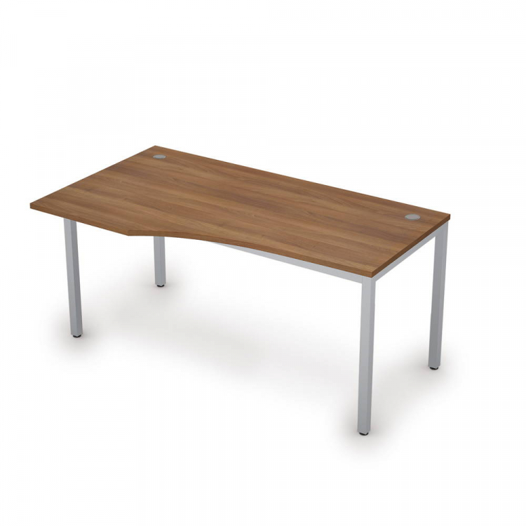 Стол на металлокаркасе эргономичный левый 6М.020