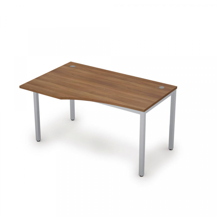 Стол на металлокаркасе эргономичный левый 6М.022