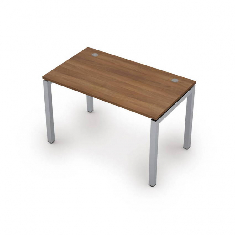 Стол прямой рабочий на металлокаркасе, 50х50 сечение, парящий эффект столешницы 6М.568