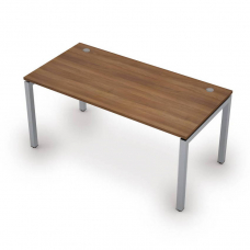 Стол прямой рабочий на металлокаркасе, 60х30 сечение, парящий эффект столешницы 6М.684