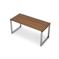 Стол прямой рабочий на металлокаркасе, 60х30 сечение, парящий эффект столешницы 6М-О.677