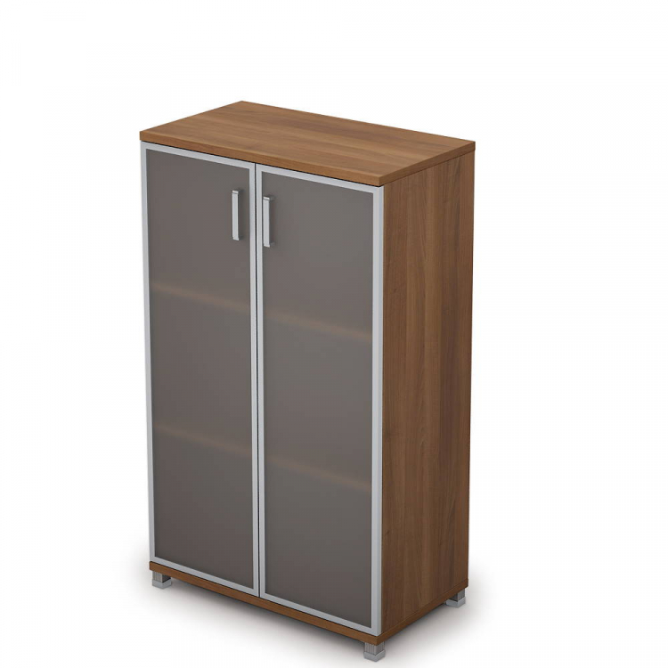 Шкаф средний со стеклом в раме 6Ш.017.4