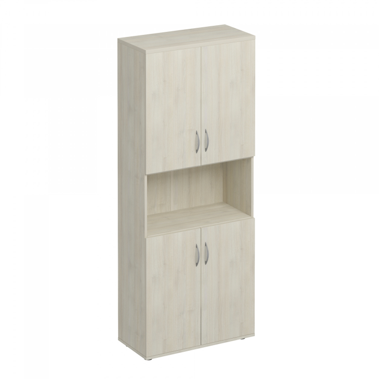 Шкаф для документов закрытый 4-дверный с нишей комфорт К 374