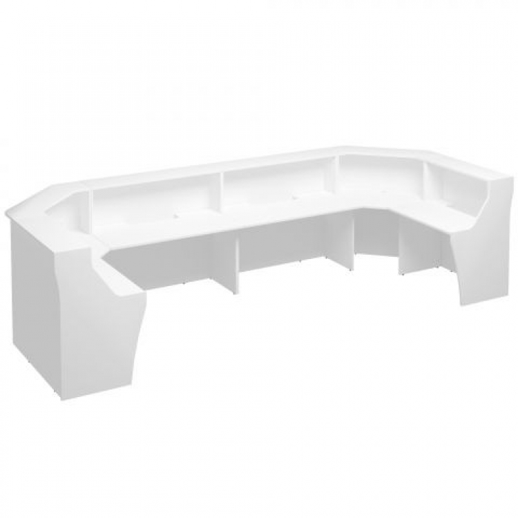 Стойка ресепшн П-образная с вырезом К.9238