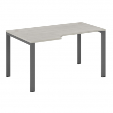 Стол эргономичный левый на металлоопорах NLN363226