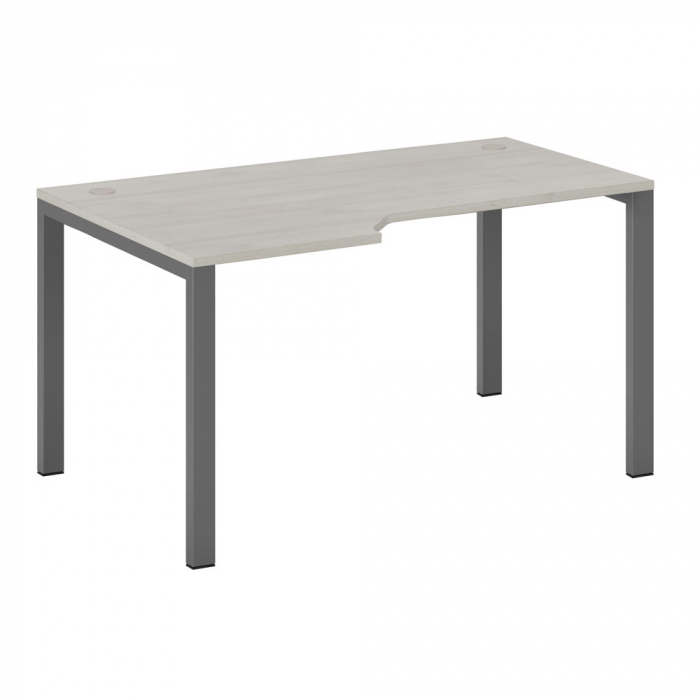 Стол эргономичный левый на металлоопорах NLN363226