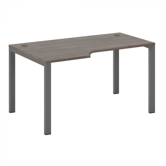 Стол эргономичный левый на металлоопорах NLN363226