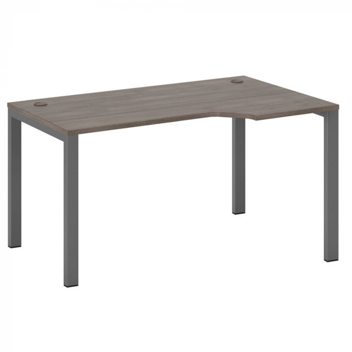 Стол эргономичный правый на металлоопорах NLN363227