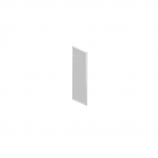 Дверь стеклянная в алюминиевой раме R-04.1