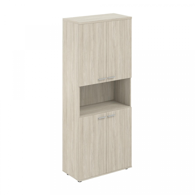 Шкаф высокий с нишей 800х400х1955, 4-х дв, з.ст ЛДСП 16 мм