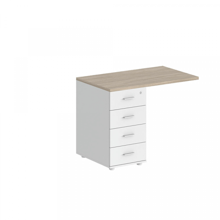 Топ тумбы приставной 1000х600 (к любым столам, тумбе гл. 600)