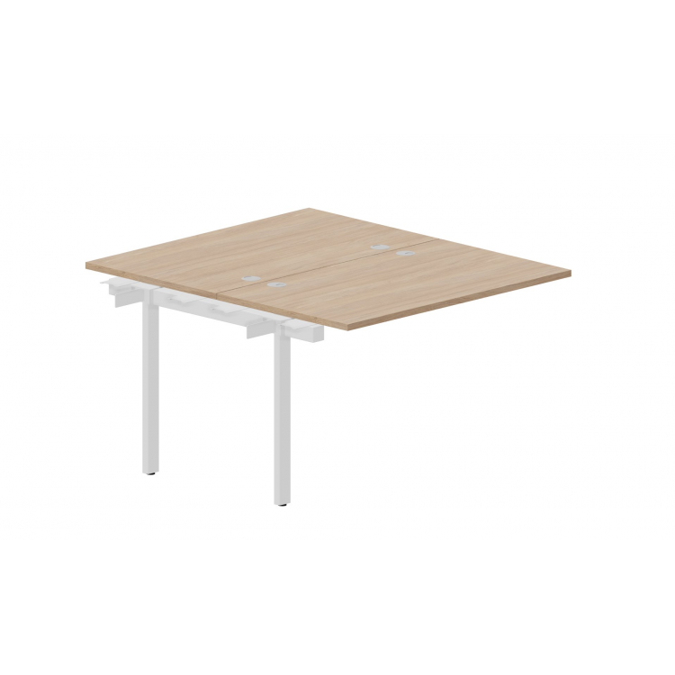 Приставной элемент на 2 рабочих места (4 громмета) UNN2TPG127