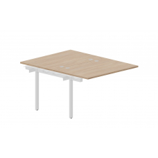 Приставной элемент на 2 рабочих места (4 громмета) UNN2TPG128