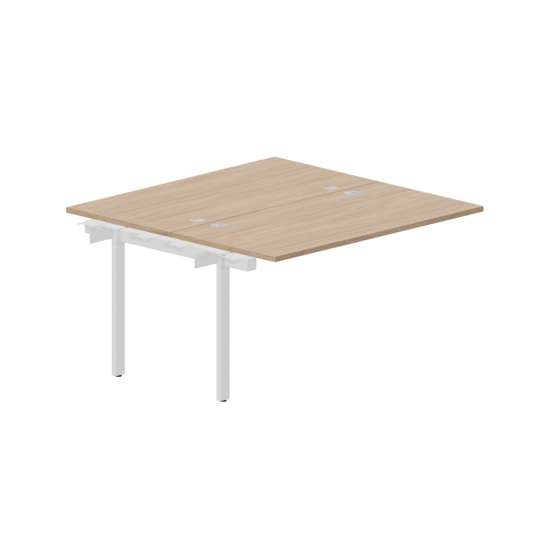 Приставной элемент на 2 рабочих места (4 громмета) UNN2TPG147