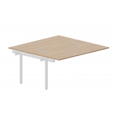 Приставной элемент на 2 рабочих места (4 громмета) UNN2TPG168