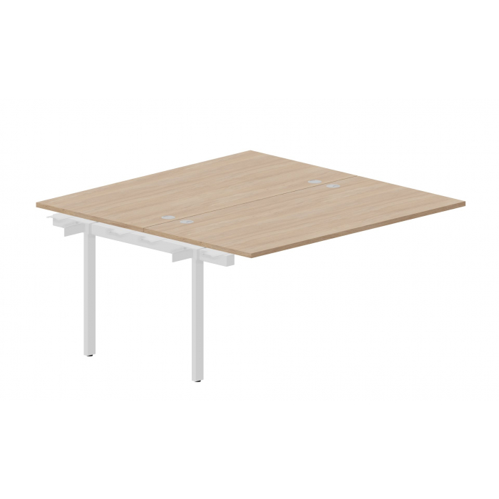 Приставной элемент на 2 рабочих места (4 громмета) UNN2TPG168