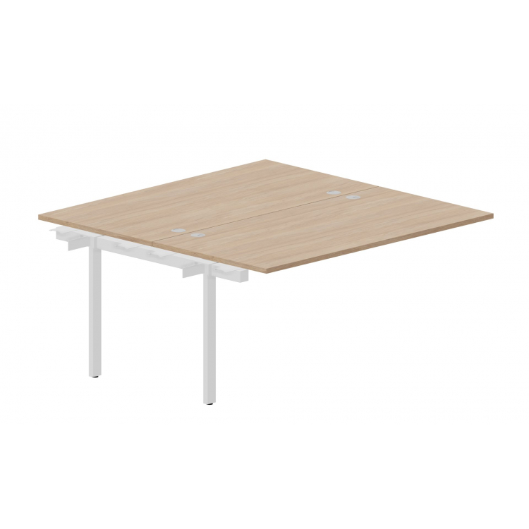 Приставной элемент на 2 рабочих места (4 громмета) UNN2TPG168