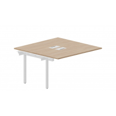 Приставной элемент на 2 рабочих места (2 металлических аутлета) UNN2TPL147