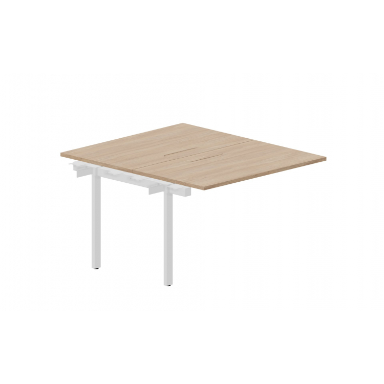 Приставной элемент на 2 рабочих места (меламиновые аутлеты) UNN2TPM127