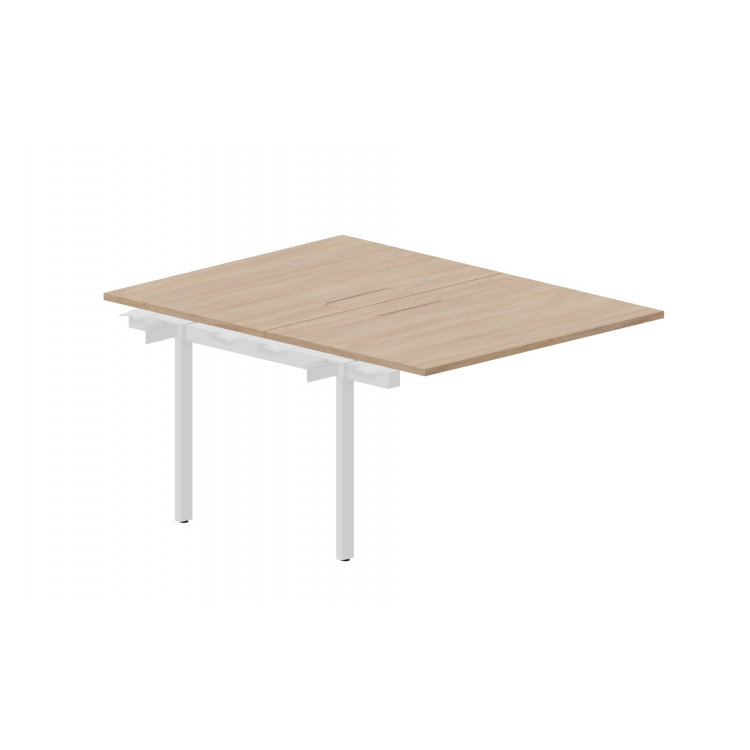 Приставной элемент на 2 рабочих места (меламиновые аутлеты) UNN2TPM128