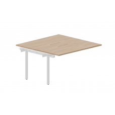 Приставной элемент на 2 рабочих места (меламиновые аутлеты) UNN2TPM147