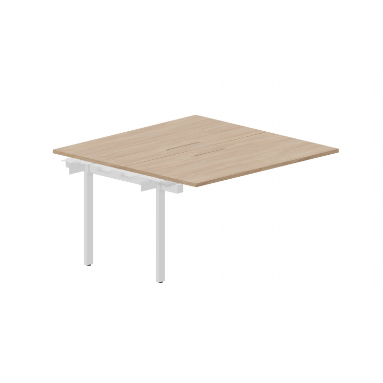 Приставной элемент на 2 рабочих места (меламиновые аутлеты) UNN2TPM147