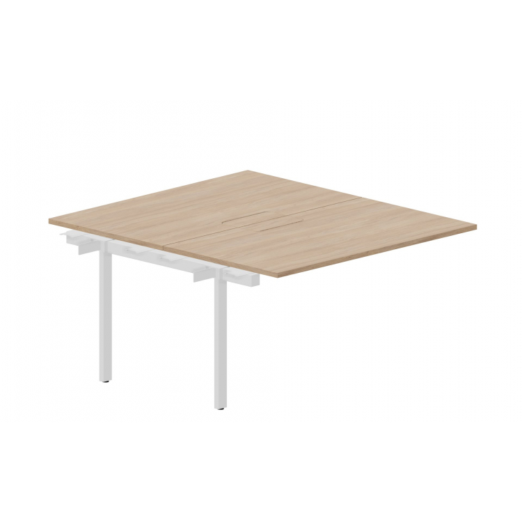 Приставной элемент на 2 рабочих места (меламиновые аутлеты) UNN2TPM148