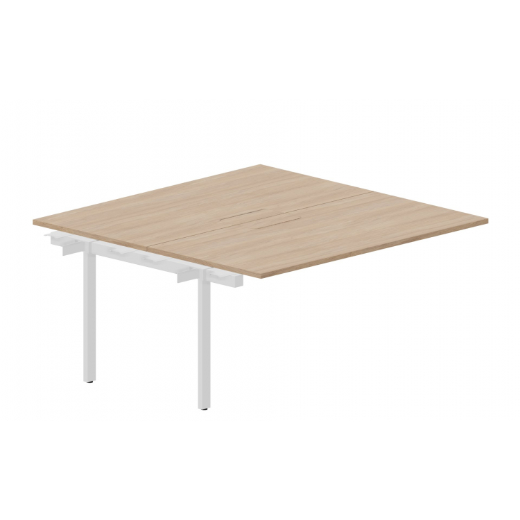 Приставной элемент на 2 рабочих места (меламиновые аутлеты) UNN2TPM168