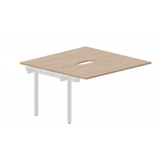 Приставной элемент на 2 рабочих места (2 эргономичных выреза) UNN2TPV147