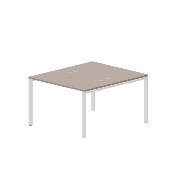 Составной стол на 2 рабочих места (4 громмета) STN2TG127