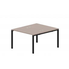 Составной стол на 2 рабочих места (4 громмета) STN2TG127