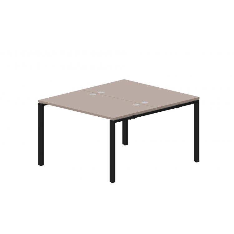 Составной стол на 2 рабочих места (4 громмета) STN2TG127