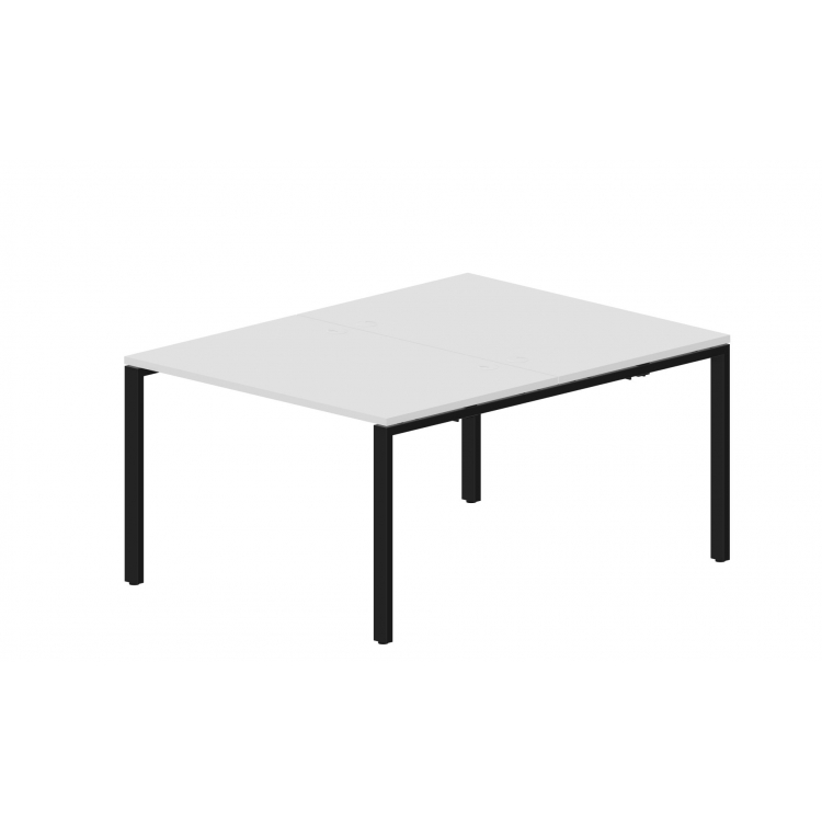 Составной стол на 2 рабочих места (4 громмета) STN2TG128