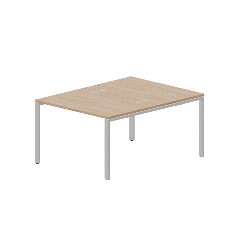 Составной стол на 2 рабочих места (4 громмета) STN2TG128