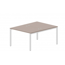 Составной стол на 2 рабочих места (4 громмета) STN2TG128