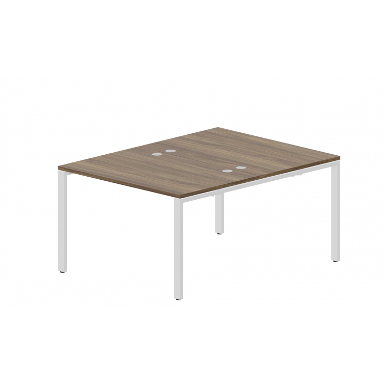 Составной стол на 2 рабочих места (4 громмета) STN2TG128