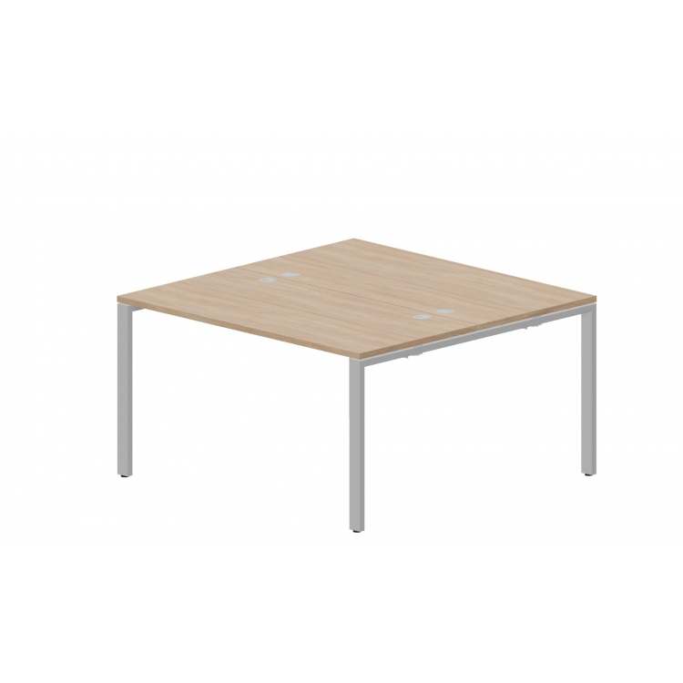 Составной стол на 2 рабочих места (4 громмета) STN2TG147