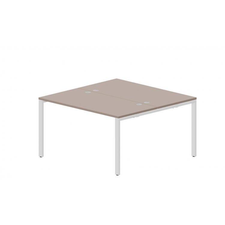 Составной стол на 2 рабочих места (4 громмета) STN2TG147